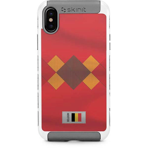 Belgium Soccer Flag iPhone X/XS Cargo Case